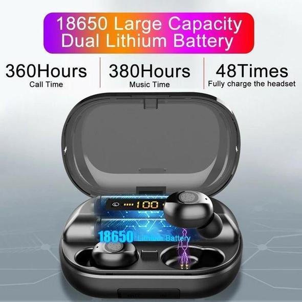 Touch Control Wireless Earbuds With Power Box - KOLLMART