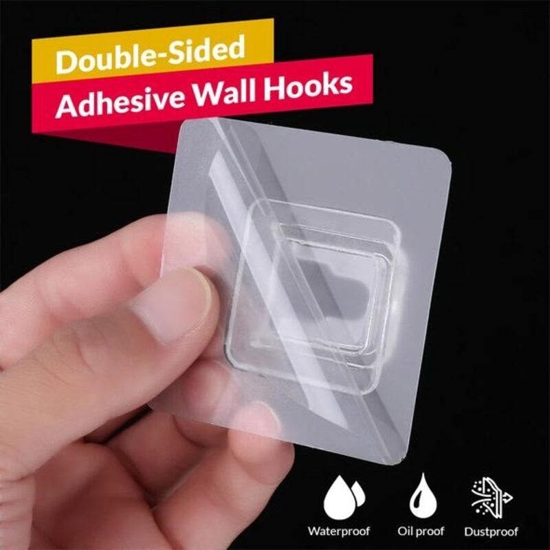 Double-Sided Adhesive Wall Hooks