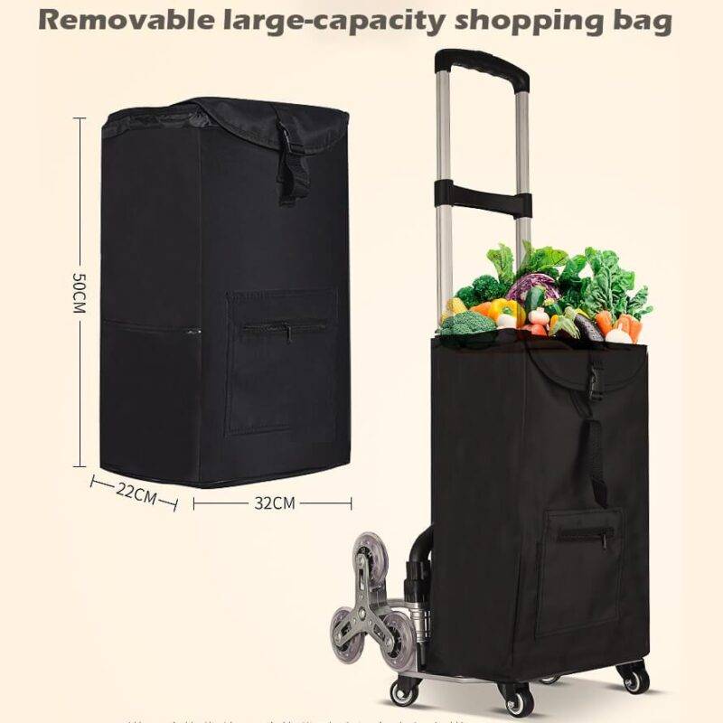 Folding Portable Cargo Trolley, Climbing Stairs